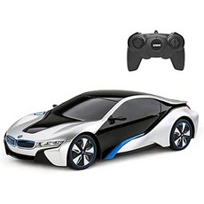 BMW i8 RC 자동차 Rastar BMW i8 124 원격 제어 자동차 BMW 장난감 자동차-실버, 한 색상_One Size, 한 색상_One Size, 한 색상