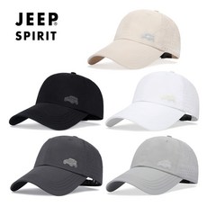 웹도매 JEEP SPIRIT 지프 스피릿 볼캡 CA0387, 라이트그레이, 1개 - 지프메쉬모자