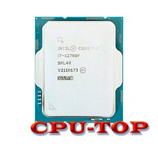 인텔 코어 i712700F i7 12700F 49 GHz 12 코어 20 스레드 CPU 프로세서 65W LGA1700 쿨러 아님 신제품 - i712700f