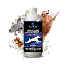 Best Paw Nutrition Liquid Glucosamine Chondroitin for Dogs 32oz - for Hip Dysplasia Joint Pain - Canine Health Food Supplement - Natural Pet Vitamins, 1개