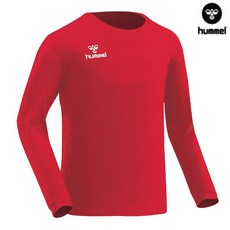 [매장정품] 험멜 긴팔티-기능성 바디웨어-스포츠이너웨어(JM-661)레드색상 티셔츠