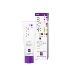 Andalou Naturals Daily Defense Lotion 안달로우 네추럴 데일리 디펜스 로션 2.7oz(80ml), 1개