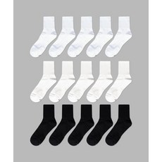 IL-O-GONG-CHIL 결제 5일 이내 출고 [10PACK] 1507 모노 트라우져 하프 삭스 _ 스노우화이트/화이트/블랙 MONO TROUSER HALF SOCKS_ SNOW