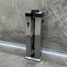 자동 우산 봉투 포장기 비닐 꽂이 기계 카페 호텔, 실버 장우산, 1개