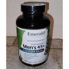 Emerald labs Mens 45+ Coenzymated 120 vegetable caps exp. 8/2026 758460, 1개, 120정