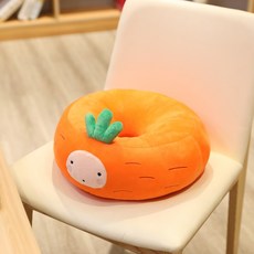유창방석 원형자리매트 일식침실 치질쿠션 출산필수아이템 귀욤 대형소형 필수템 바닥쿠션, 당근