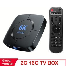 멀티미디어플레이어 HONGTOP 스마트 TV 박스 안드로이드 12 4GB 32GB 64GB 24G5GHz 와이파이 블루투스 6K HDR 미디어 플레이어 3D 비디오 셋톱, 4) European Standard  2G16G - 스마트멀티미디어플레이어