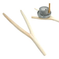 Y자형 받침대 맷돌받침대 시루 콩나물 두부 민속소품 전통 삼발이 매판 체다리, 맷돌받침대(체다리), 1개