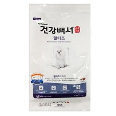 [오너클랜] 건강백서 말티즈 1.2kg, 1개, 상세 설명 참조 - 건강백서사료