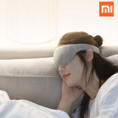 샤오미 미지아 온열 안대, 1개, 라이트 그레이