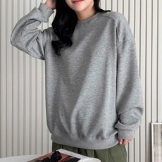여성 기본 무지 디자인 라운드넥 숄더 맨투맨 티셔츠 여자 기모 후드티 레이스 나시