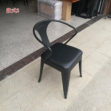 골드체어 보조의자 업소용 가정용골드 스틸 바의자 패션 네일 테이블 캐주얼 의자 등받이, 단일옵션, 02.스타일 2