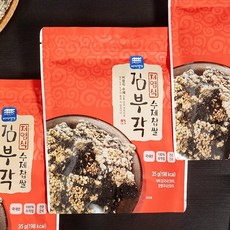 완도명가 저염식 수제찹쌀 김부각 35g 3봉, 3개