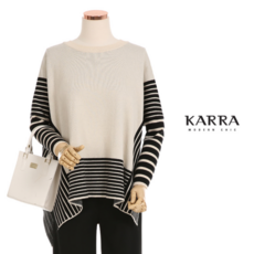 카라 KARRA (77까지)스트라이프가오리니트_KB0FKN320C