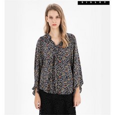 시슬리 페미닌 프린트 블라우스 SAWS38861 NY