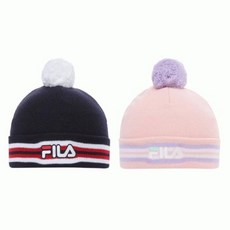 [엔터식스]휠라키즈 키즈 스트라이프 방울비니FK3KCC4752X