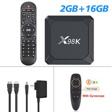 스마트 셋톱 셋탑 미디어 플레이어 안드로이드 스마트티비만들기 박스, 2GB 16GB G10S, Eu 플러그, 1개