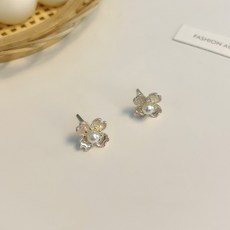 14k핑크진주귀걸이