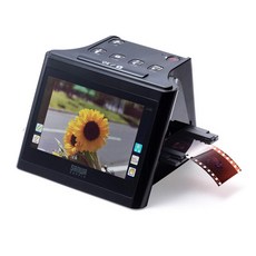 산와 다이렉트 필름 스캐너 35mm126110슬라이드 필름 대응 2200만 화소 네거티브 포지티브 대응 HDMI 출력 SD 보존 5 인치 모니터 탑재 400-SCN058