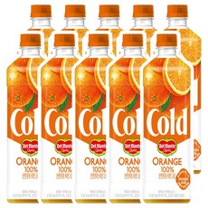 델몬트 콜드 100% 오렌지, 10개, 900ml