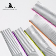 TAA 타콤 비숑콤 빗 애견 전문가용 푸들 브러쉬 피아노콤 강아지콤, 17. TAA콤 - PT22 - 핑크