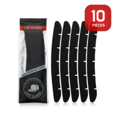 [클린햇] 캡가드 블랙 골프모자 땀 흡수 패드 화장품 얼룩 변색 오염 방지 라이너 (1세트 10개입)