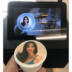 커피 라떼 아트 머신 식용 프린터 스마트 사진 기계, C