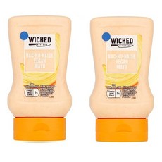 Wicked Kitchen 윅크드 키친 베이컨 네이즈 비건 마요네즈 Bacnonaise Vegan Mayonnaise 265g 2팩, 1세트