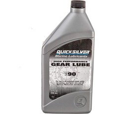 퀵실버 바이 머큐리 마린 8M02265 SAE 90 고성능 기어 루브 32온스, 1-Quart Quicksilver _Lube, 1개
