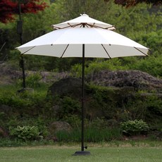 매직코리아 파라솔킹260+콘크리트베이스/국산 야외파라솔, 파라솔킹260_그린+콘크리트베이스