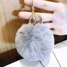 DM 악세사리 폼폼 키링 장식고리 방울 털 가방 악세사리 키홀더 폼폼이