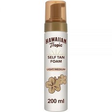 하와이안트로픽 Hawaiian Tropic 셀프 태닝 폼 라이트/미디엄 200ml, 1개