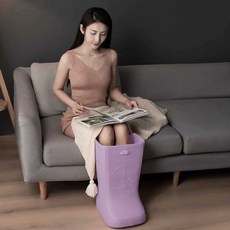 족욕 장화 항온 간편 버블스파족욕기 족냉증 풋케어 경량 발, 상세페이지 참고, 누드핑크 높은형 47cm