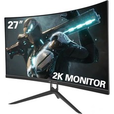 [관부가세포함] CRUA 24인치 144hz/180hz 곡선 게이밍 모니터 FHD 1080P 프레임리스 컴퓨