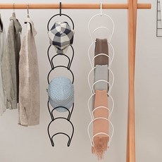다매다매 홈 가방 모자 걸이 정리 거치대 보관 진열 후크 행거 세트구성, 화이트, 1개