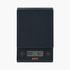 주코 0.1g 초정밀 전자 타이머 커피 저울 1kg, ZS-FC1001B, 1개