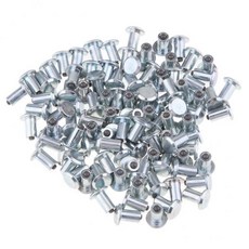 shangren 2x100pcs 11mm 자동차 오토바이 휠 타이어 미끄럼 방지 나사 스터드 스노우 네일 스파이크, 실버, 합금, 100개