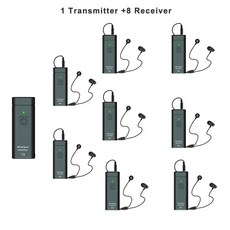 차량용블루투스 블루투스리시버 블루투스 동글 고음질 uhf 무선 인이어 모니터 시스템, 8 수신기