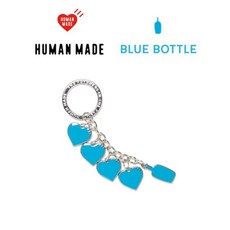 [당일발송] 휴먼메이드 x 블루보틀 키링 Key Charm Blue XX26GD022, FREE, 1개