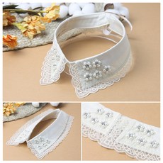 니트진주케이프레이어드카라