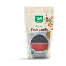365 Whole Foods Market Lentils Black 홀푸드마켓 블랙 렌틸콩, 1개, 454g