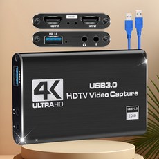 캡처 카드 스위치용 캡처 카드 HDMI 게임 캡처 카드 스위치 4K 입력 스트리밍 비디오 녹화용 비디오 캡처 카드 1080P 60FPS 출력 PS5/PS4/PC/