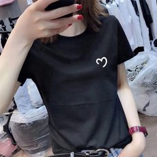 밀크봉봉 여서용 라운드넥 브이넥 반팔티셔츠