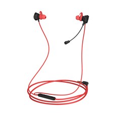 게이밍헤드셋 MINISO미니소 e-sports게임 스피커 귀에끼우는형식 이어폰 K820입체 음향효과 왕자 모바일게임 사용, C01-공식모델, T02-블랙레드