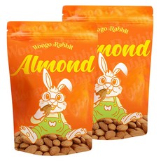 우고래빗 24년 햇 생아몬드 1kg(500gx2), 500g, 2개