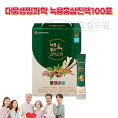 대웅생명과학 녹용홍삼진액100포, 10g, 1개