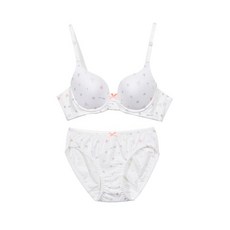 귀여운 손 디자인 몰드 와이어 B컵 브라팬티 0744ii