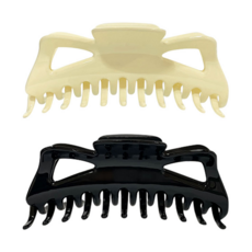 올림머리+집게핀