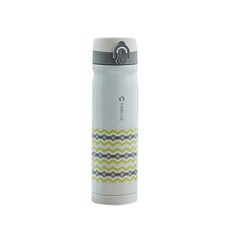 씨밀렉스 원터치 304이중스텐 진공 보온 보냉 텀블러, 화이트, 500ml