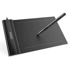 VEIKK S640 V2 그래픽 드로잉 태블릿 6x4 인치 OSU 펜 태블릿 (Android Windows 및 Mac OS 용 배터리없, 1, 단일상품